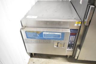 Cleveland 21CET8 SteamCraft Ultra 3, stainless steel commercial steam cabinet, 208V, 3-phase, countertop, single deck.