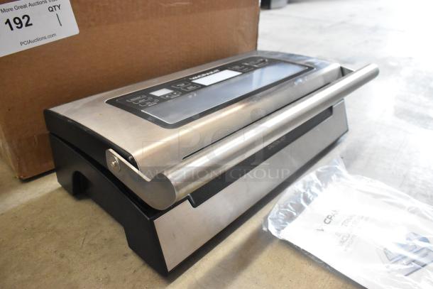 BRAND NEW 2024 VacPak-It 186VSM12PRO Vacuum Sealer, 12" Seal Bar, Cutter, Roll Holder, 120V, 1 Phase, Scratch and Dent.