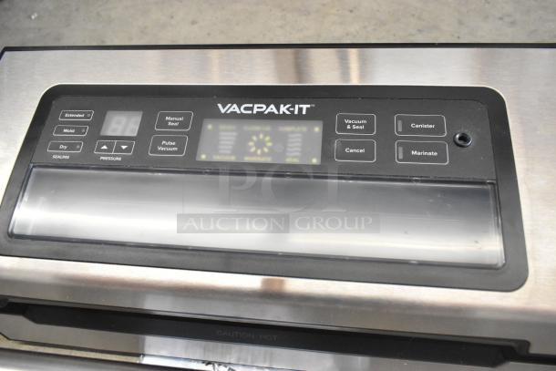 BRAND NEW VacPak-It 186VSM12PRO vacuum sealer with 12" seal bar, cutter, roll holder, 120V, 1 phase. Scratch and dent.