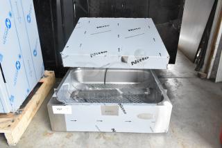 Brand new Hatco GRFHS-PT26 Glo-Ray 29" fry holding station, minor scratches, includes 6" base, 120V, 1 phase.