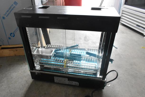 BRAND NEW 2024 Avantco 177HDC26 Heated Display Case, 26", 3 Shelf, Sliding Doors, 120V, Scratch and Dent Condition.