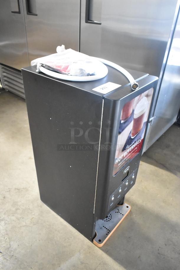 BRAND NEW Avantco 177PBD3 hot beverage machine with scratches and dents. Features three 3.7 lb hoppers, 120V, 1 phase.