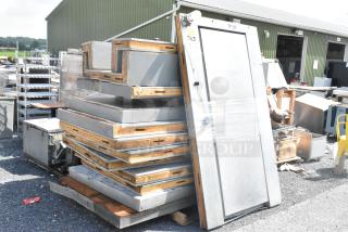 Norlake self-contained walk-in freezer parts with Copeland compressor and Norlake CPF150DC condenser. Used condition.
