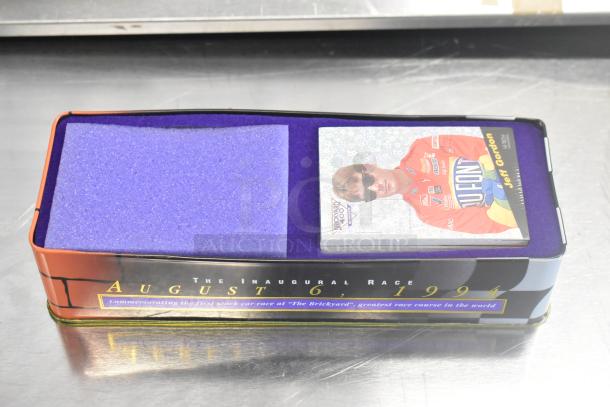 IN ORIGINAL BOX! Brickyard 400 Inaugural Race 1994 figurine, with box and commemorative card, like new condition.