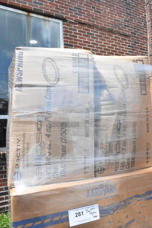28 brand new scratch and dent items, including NewSpring and Aardvark to-go containers and straws, packaged in boxes.