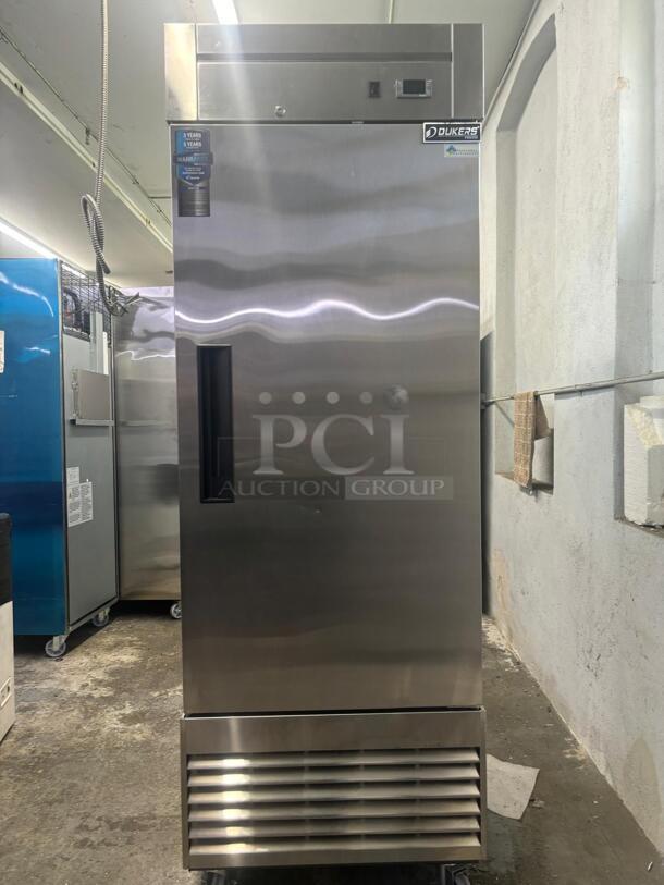DUKERS D28R Single Door Commercial Refrigerator in Stainless Steel - Image 1 of 5