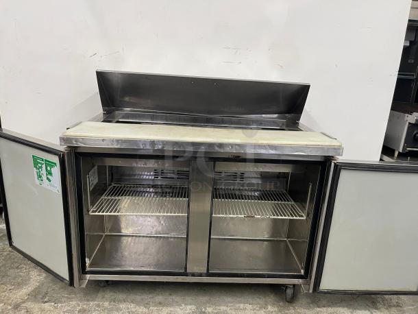 Turbo Air MST-48-N M3 Series 48" 2 Door Stainless Steel Refrigerated Sandwich Prep Table - Image 2 of 6