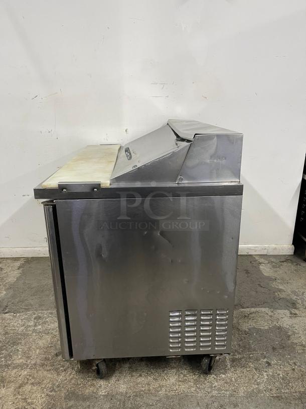 Turbo Air MST-48-N M3 Series 48" 2 Door Stainless Steel Refrigerated Sandwich Prep Table - Image 4 of 6