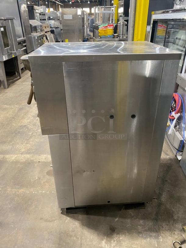 Emery Thompson Commercial Stainless Steel Electric Powered Floor Mounted Ice Cream/Frozen Yogurt Batch Freezer Machine! Model: 20NW SN: 29377! 220V 3 Phase! - Image 3 of 7