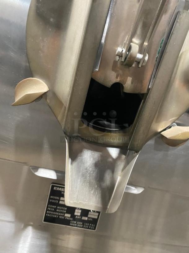 Emery Thompson Commercial Stainless Steel Electric Powered Floor Mounted Ice Cream/Frozen Yogurt Batch Freezer Machine! Model: 20NW SN: 29377! 220V 3 Phase! - Image 7 of 7
