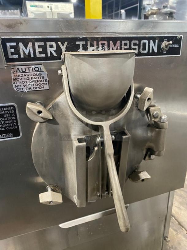 Emery Thompson Commercial Stainless Steel Electric Powered Floor Mounted Ice Cream/Frozen Yogurt Batch Freezer Machine! - Image 5 of 7