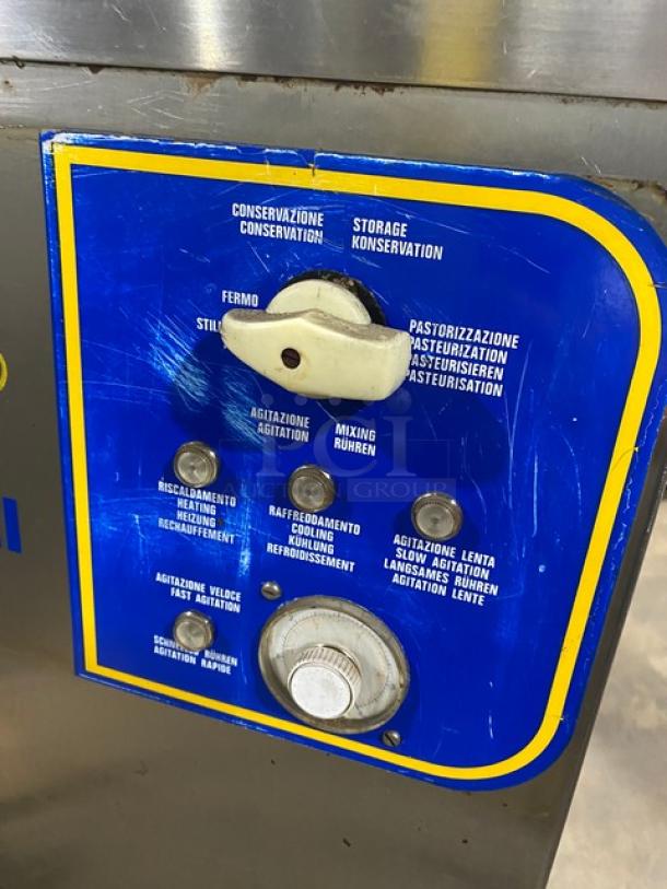 Carpigiani Commercial Stainless Steel Electric Powered Cream Cooker/Pasteurizer! Model: PASTOCREMA55 SN: 387735! 220V 3 Phase! On Casters! - Image 8 of 11