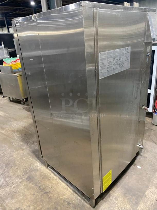 Alto-Shaam! 2014! Late Model! Combitherm Proformance Series Commercial Stainless Steel Natural Gas Powered Roll-In Combi Oven! With Programmable Touchscreen Control! Model: CTP20-20G SN: 1486492-000! 120V 1 Phase! - Image 4 of 9