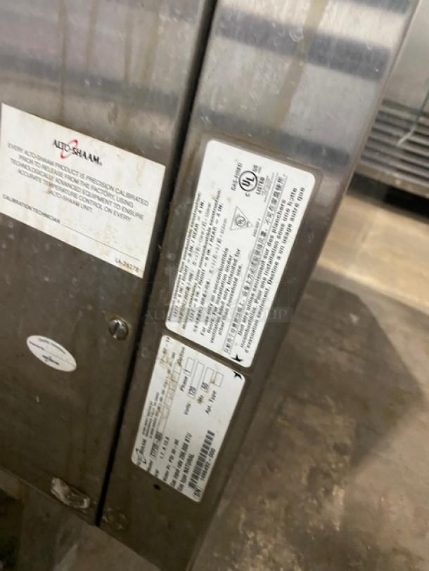 Alto-Shaam! 2014! Late Model! Combitherm Proformance Series Commercial Stainless Steel Natural Gas Powered Roll-In Combi Oven! With Programmable Touchscreen Control! Model: CTP20-20G SN: 1486492-000! 120V 1 Phase! - Image 8 of 9