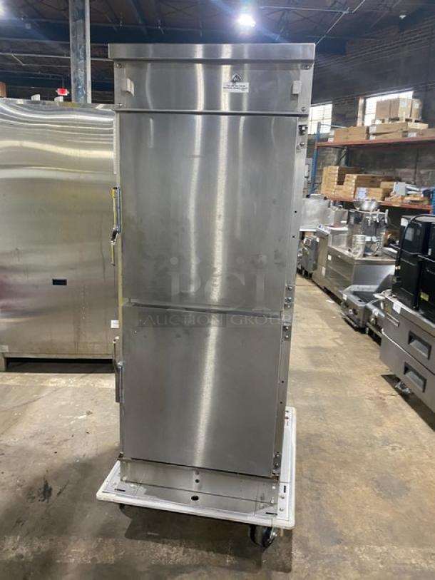 Winston Industries Cvap-4000A Series Commercial Stainless Steel Electric Powered Half Door Single Section Heated Holding Cabinet! With Pass-Through Doors! With Built In Pan Holding Racks! Model: HA4522GE SN: 20010705-086! 120V 1 Phase! On Casters! - Image 3 of 9