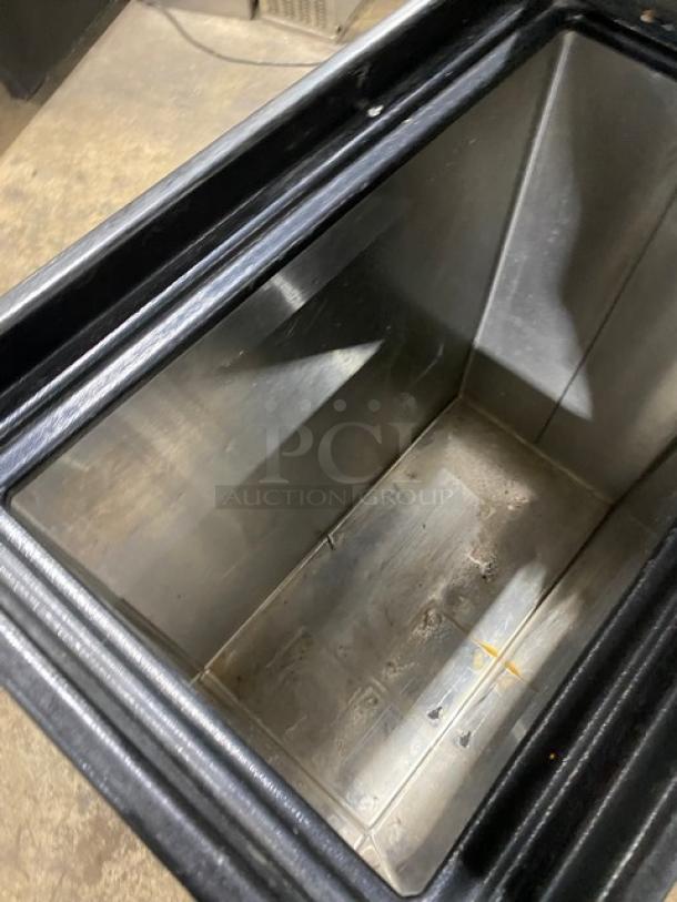 Silver King Commercial Stainless Steel Mobile Ice Cream/Frozen Yogurt Dipping Cabinet! With Dual Flip-Top Lid! On Casters! - Image 7 of 8