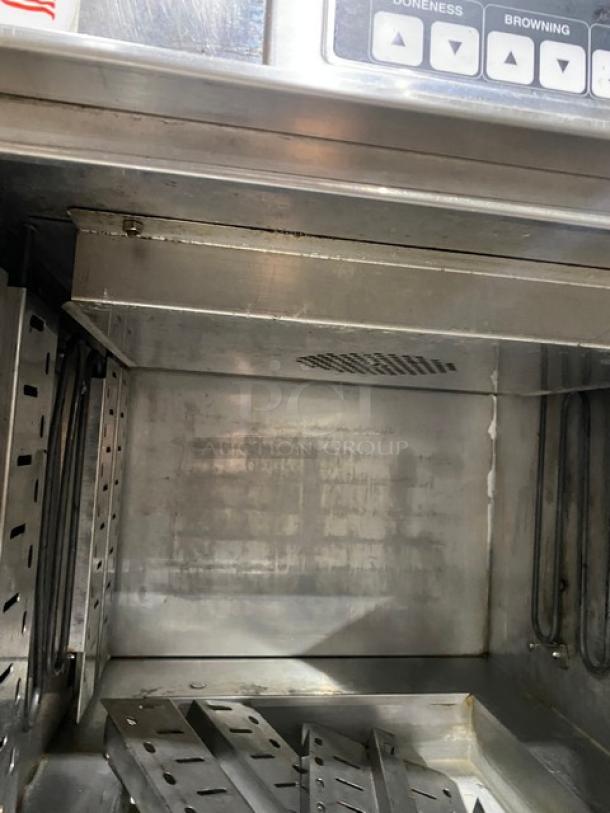 Winston Industries! 2015! Late Model! Cvap Silver Edition Commercial Stainless Steel Electric Powered Half Size Undercounter Cook-N-Hold Oven! Model: CAC507GR SN: 20150728-0043! 208V 1 Phase! On Casters! - Image 6 of 8