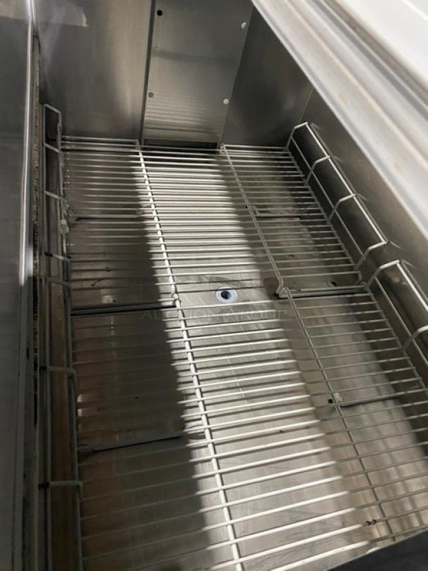 Beverage-Air Commercial Stainless Steel 2-Sided Milk Cooler! With Poly Coated Wire Rack! Model: STF49-1-S! 115V 1 Phase! On Casters! - Image 5 of 7