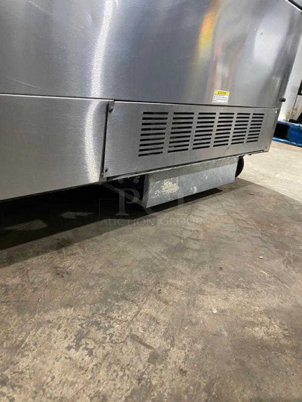 Beverage-Air Commercial Stainless Steel 2-Sided Milk Cooler! With Poly Coated Wire Rack! Model: STF49-1-S! 115V 1 Phase! On Casters! - Image 7 of 7