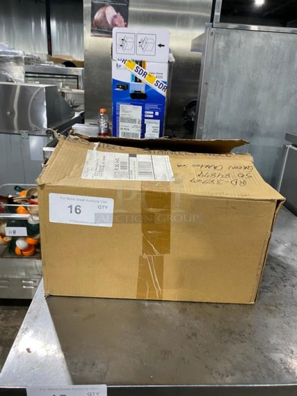 BRAND NEW! Royal Industries Commercial Stainless Steel Slanted Countertop 6-Compartment Flatware/Utensil Dispenser Organizer! Model: ROY SLV DSP 6! - Image 1 of 6