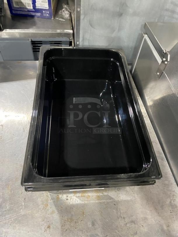 NEW! OUT OF THE BOX! Carlisle Commercial Black Full-Size Food Pan! Model: 10202B PC! 2X Your Bid! - Image 2 of 6