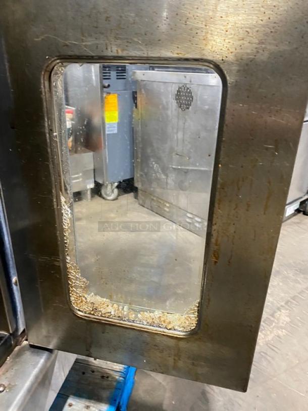Montague Commercial Stainless Steel Natural Gas Powered Double Stacked Convection Oven! With Wired Oven Racks! With Casters! 2X Your Bid Makes One Unit! - Image 8 of 11