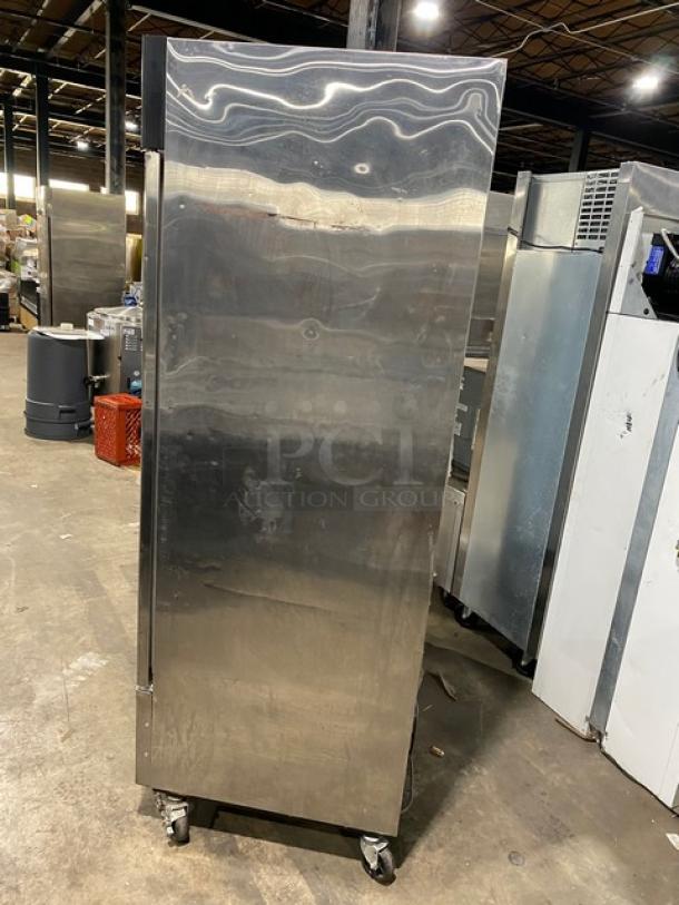 Master-Bilt Fusion Series Commercial Stainless Steel Solid 2 Door Reach-In Refrigerator! Energy Star Certified! With Poly Coated Wire Racks! On Casters! - Image 3 of 8