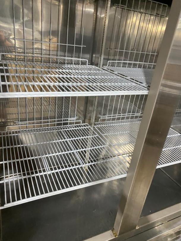 Master-Bilt Fusion Series Commercial Stainless Steel Solid 2 Door Reach-In Refrigerator! Energy Star Certified! With Poly Coated Wire Racks! On Casters! - Image 6 of 8