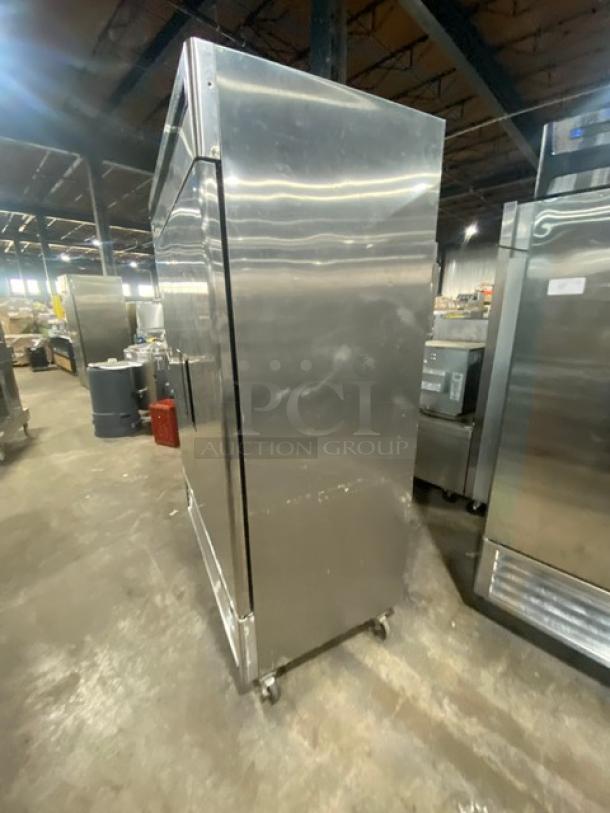 Atosa B-Series Commercial Stainless Steel Solid 2 Door Vertical Reach-In Freezer! Energy Star Certified! With Poly Coated Wire Racks! Model: MBF8503GR SN: MBF8503GRAUS100317122200C40007! 115V 1 Phase! On Casters! - Image 3 of 8