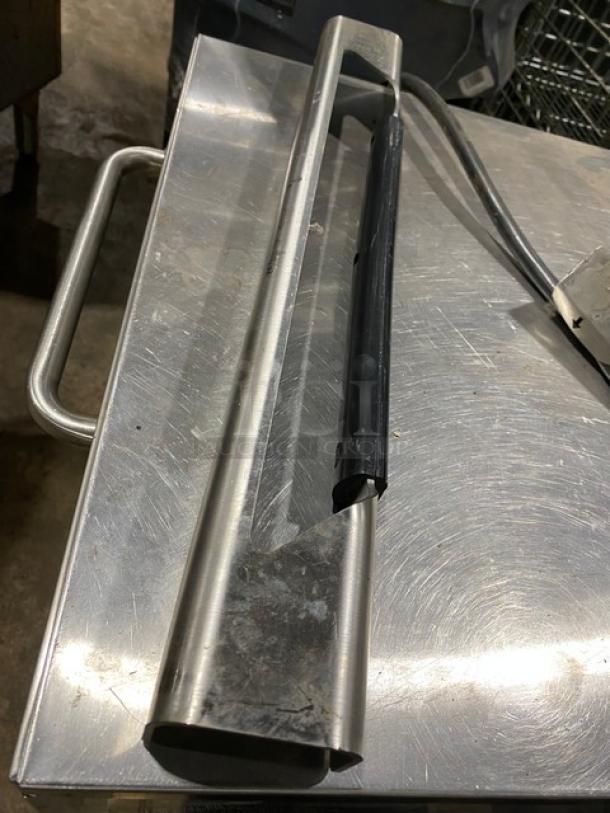 Hobart Commercial Stainless Steel Natural Gas Powered Double Stacked Convection Oven! With Thermostatic Controls! With Wired Oven Racks! Model: HGC5-16 SN: 481397392CAA+/481397393CAA+! On Legs! 2X Your Bid Makes One Unit! - Image 11 of 12