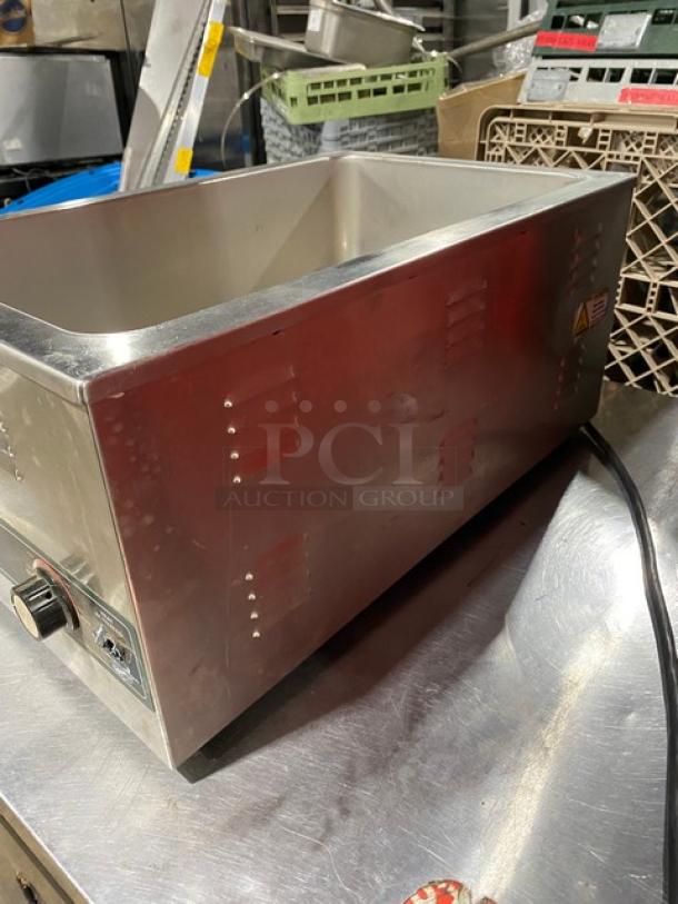 Winco Commercial Stainless Steel Electric Powered Countertop Single Well Food Cooker/Warmer! Model: FW-S600 SN: FWS60010013001! 120V! On Legs! - Image 2 of 8