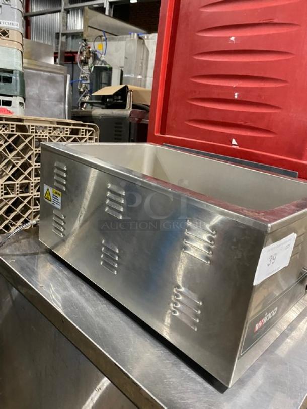 Winco Commercial Stainless Steel Electric Powered Countertop Single Well Food Cooker/Warmer! Model: FW-S600 SN: FWS60010013001! 120V! On Legs! - Image 3 of 8
