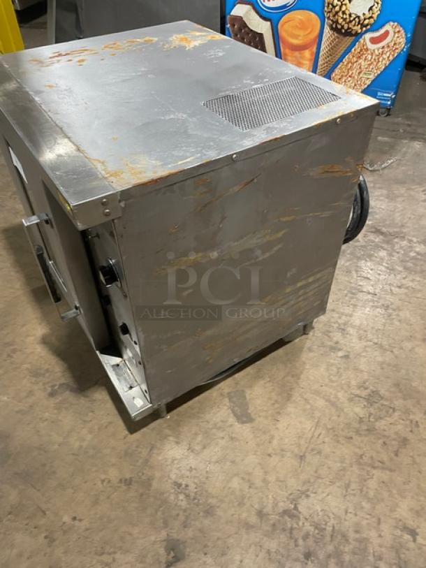 Hobart Commercial Stainless Steel Electric Powered Half-Size Countertop Convection Oven! With Thermostatic Controls! With View-Through Style Door! With Wired Oven Racks! Model: CN85 SN: MCF5551! 208V 1-3 Phase! - Image 2 of 8