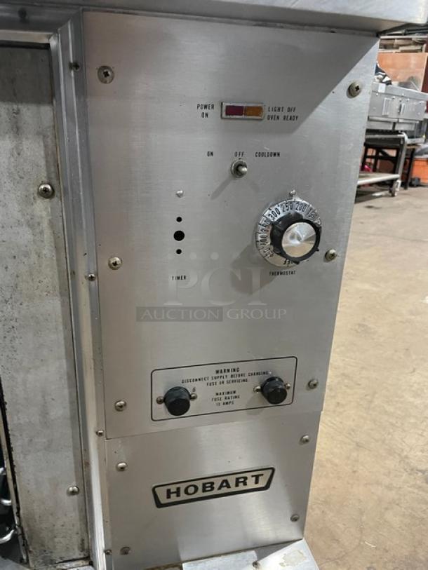 Hobart Commercial Stainless Steel Electric Powered Half-Size Countertop Convection Oven! With Thermostatic Controls! With View-Through Style Door! With Wired Oven Racks! Model: CN85 SN: MCF5551! 208V 1-3 Phase! - Image 6 of 8
