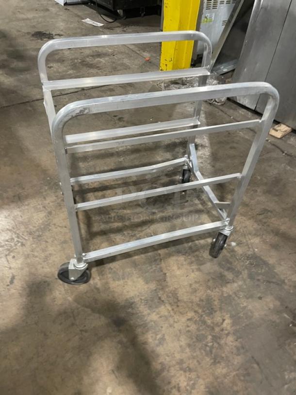 Channel Commercial Stainless-Steel Heavy-Duty Equipment Cart! With Lower Pan Holding Slides! On Casters! - Image 2 of 7