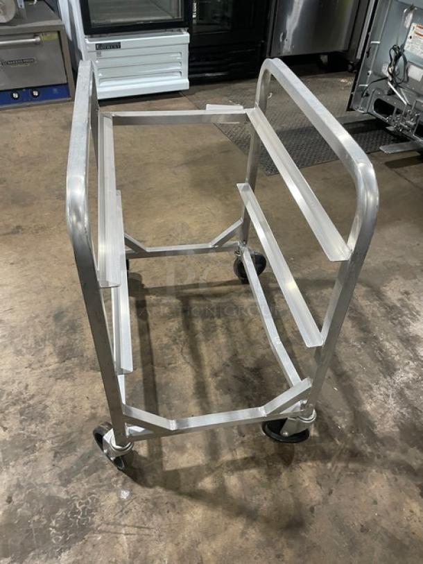 Channel Commercial Stainless-Steel Heavy-Duty Equipment Cart! With Lower Pan Holding Slides! On Casters! - Image 3 of 7