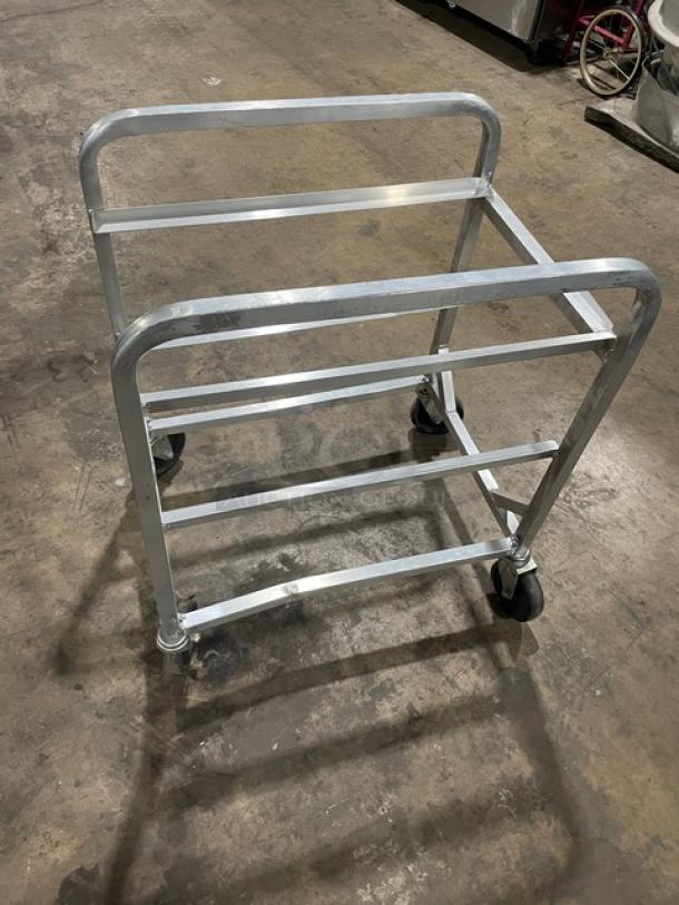 Channel Commercial Stainless-Steel Heavy-Duty Equipment Cart! With Lower Pan Holding Slides! On Casters! - Image 4 of 7