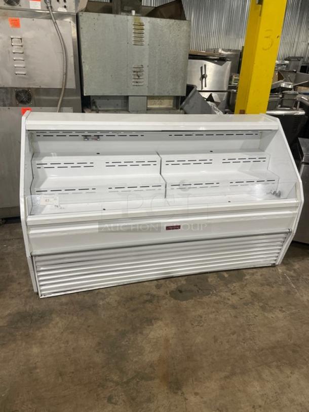 McCray Commercial White Powder Coated Multi-Tier Refrigerated Open Grab-N-Go Merchandiser Display Case! Model: S32E-6-LED SN: 14-36872-11! 115V 1 Phase! - Image 1 of 6