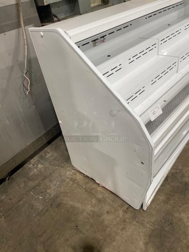 McCray Commercial White Powder Coated Multi-Tier Refrigerated Open Grab-N-Go Merchandiser Display Case! Model: S32E-6-LED SN: 14-36872-11! 115V 1 Phase! - Image 2 of 6