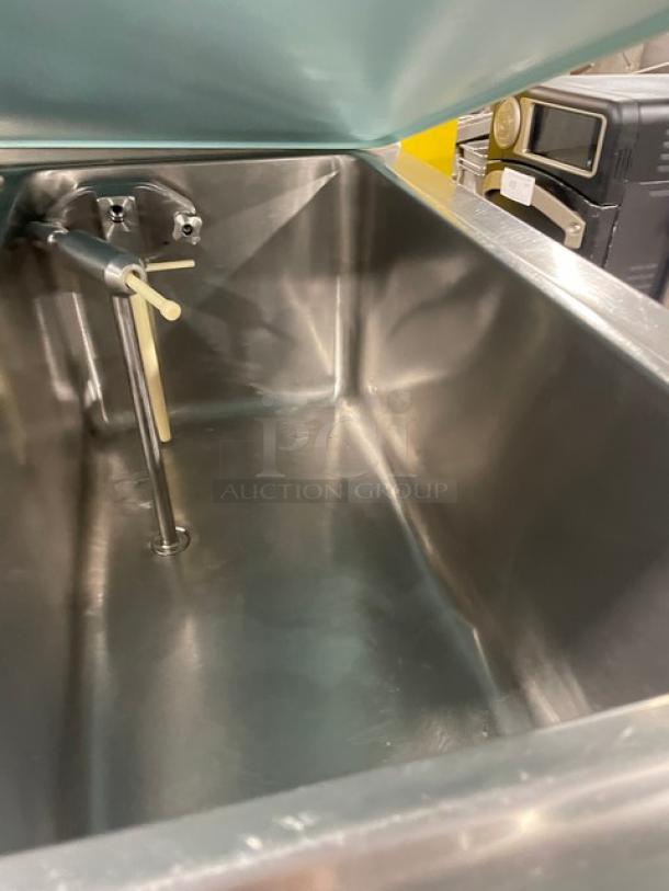Nice! ColdElite Commercial Stainless Steel Electric Powered Dual Flavor & Twist Soft Serve Ice Cream/Frozen Yogurt Machine! Model: UF820-2 SN: 225881! 208V 3 Phase! On Casters! - Image 8 of 11