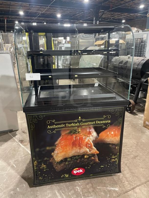 Commercial Curved Glass Refrigerated Multi-Tier Dessert Bakery Merchandiser Display Showcase! - Image 1 of 9