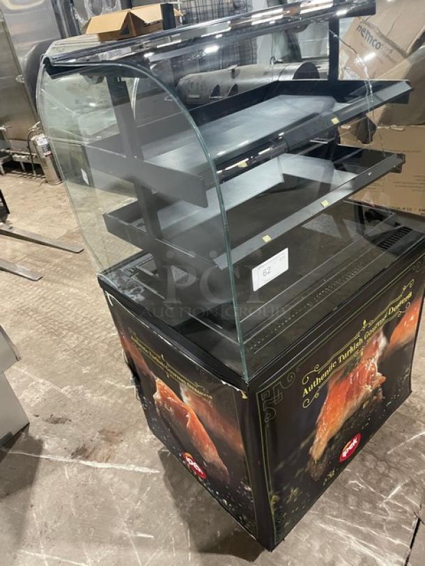 Commercial Curved Glass Refrigerated Multi-Tier Dessert Bakery Merchandiser Display Showcase! - Image 2 of 9