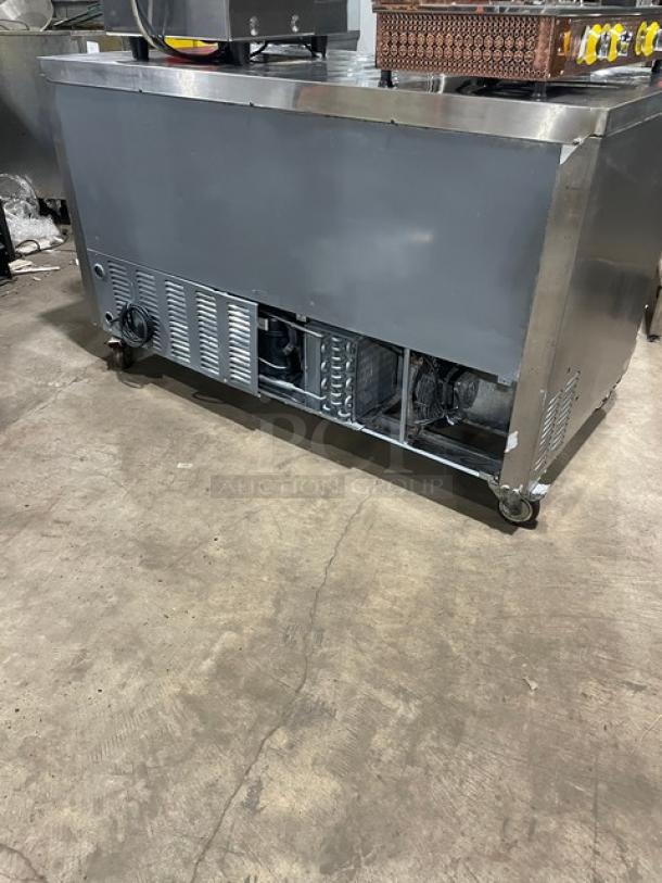 Leader Commercial Stainless Steel 2 Door Lowboy/Undercounter Worktop Refrigerator! Model: ESLB60 S/C SN: NL10S1103! 115V 1 Phase! On Casters! - Image 4 of 8