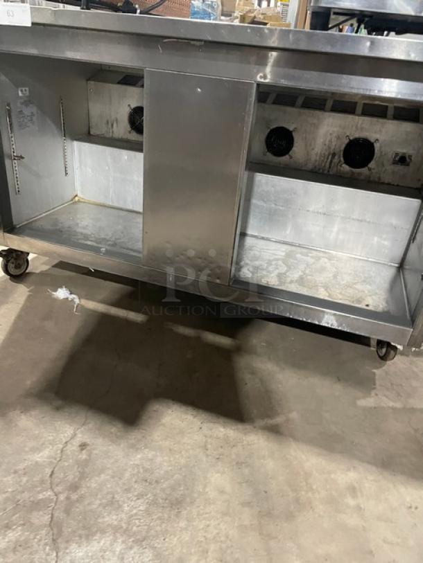 Leader Commercial Stainless Steel 2 Door Lowboy/Undercounter Worktop Refrigerator! Model: ESLB60 S/C SN: NL10S1103! 115V 1 Phase! On Casters! - Image 5 of 8