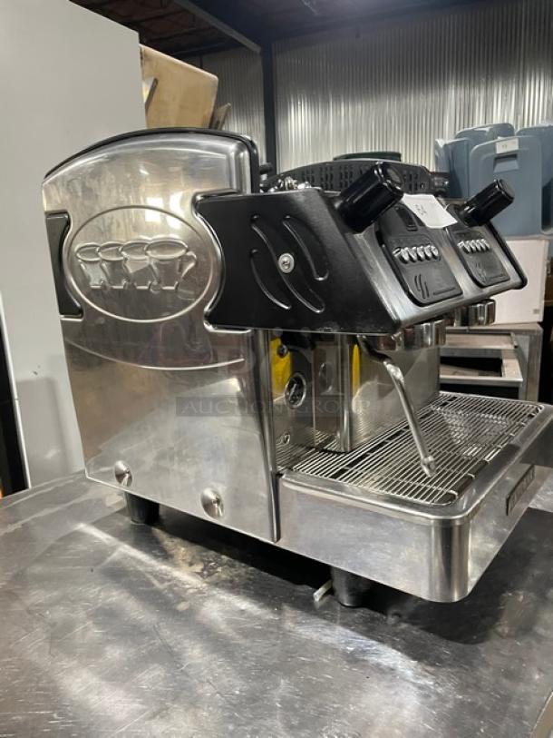 Expobar Commercial Stainless Steel Electric Powered Countertop Automatic Espresso Machine! With Steam Wand & Drip Tray! On Legs! - Image 2 of 7