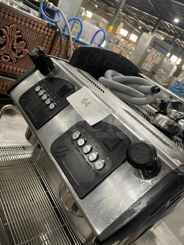 Expobar Commercial Stainless Steel Electric Powered Countertop Automatic Espresso Machine! With Steam Wand & Drip Tray! On Legs! - Image 5 of 7