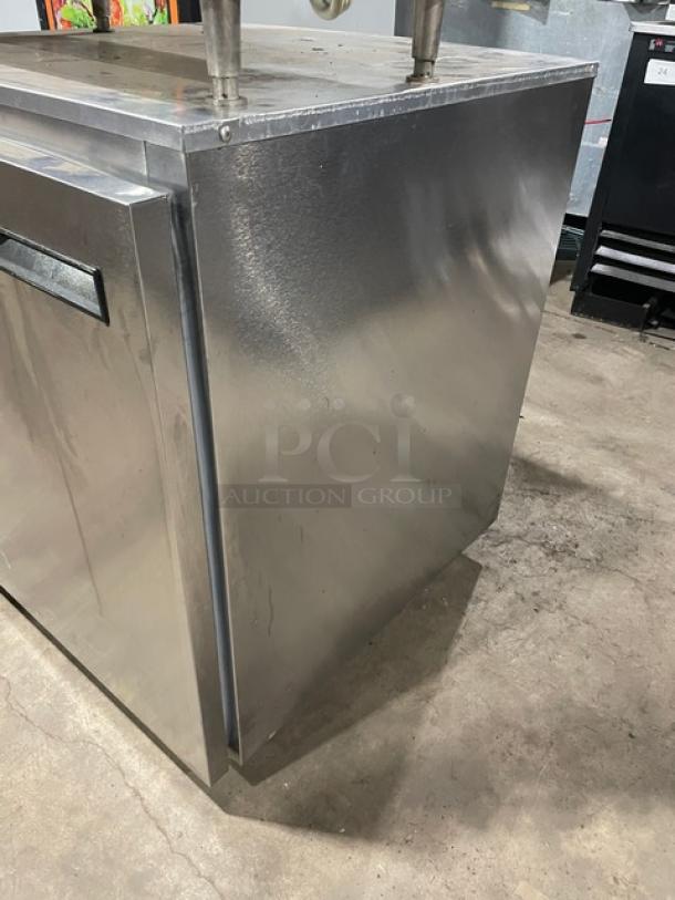 Delfield Commercial Stainless Steel Single Door Undercounter Refrigerator! Energy Star Certified! With Poly Coated Wire Rack! Model: 406CA-DHL-DD1 SN: 1205152000789! 115V 1 Phase! On Casters! - Image 2 of 8