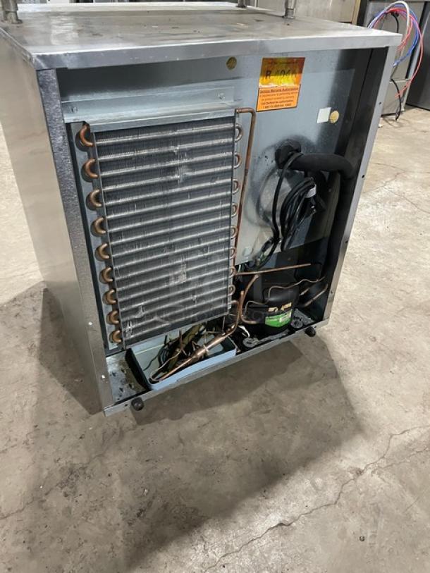 Delfield Commercial Stainless Steel Single Door Undercounter Refrigerator! Energy Star Certified! With Poly Coated Wire Rack! Model: 406CA-DHL-DD1 SN: 1205152000789! 115V 1 Phase! On Casters! - Image 4 of 8