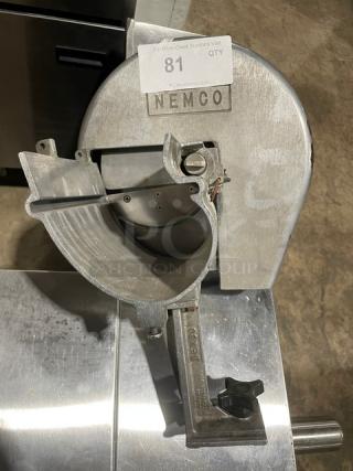Nemco Commercial Aluminum Heavy Duty Manual Rotary Fruit/Vegetable Slicer! - Item #1194944