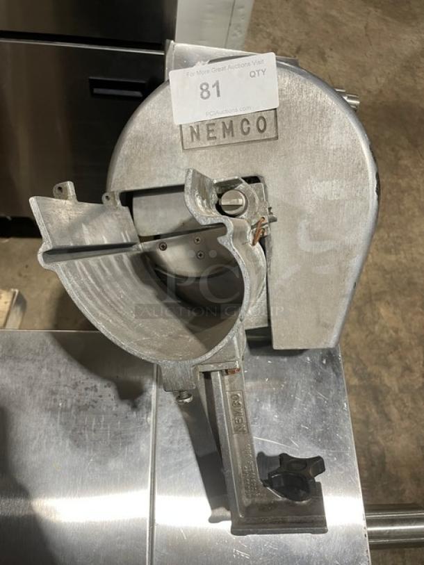 Nemco Commercial Aluminum Heavy Duty Manual Rotary Fruit/Vegetable Slicer! - Image 2 of 5